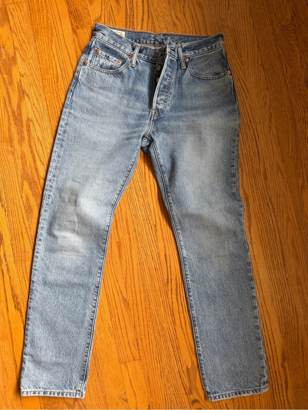 Light Blue Men's Levi’s 501 Jeans - Classic Straight Fit